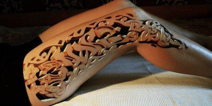 Illustration de l'article : 19 optical illusion tattoos that will blow your mind!