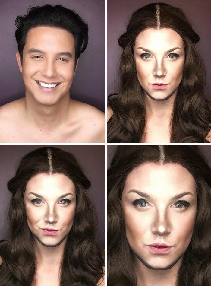 Illustration de l'article : This guy makes himself up look like 7 different “Game of Thrones” characters!