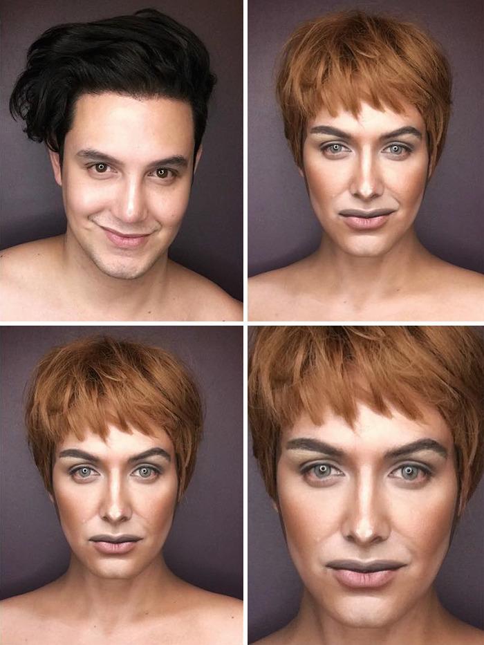 Illustration de l'article : This guy makes himself up look like 7 different “Game of Thrones” characters!