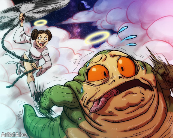 Illustration de l'article : Ranking the most beautiful illustrations in tribute to Carrie Fisher (Princess Leia)!