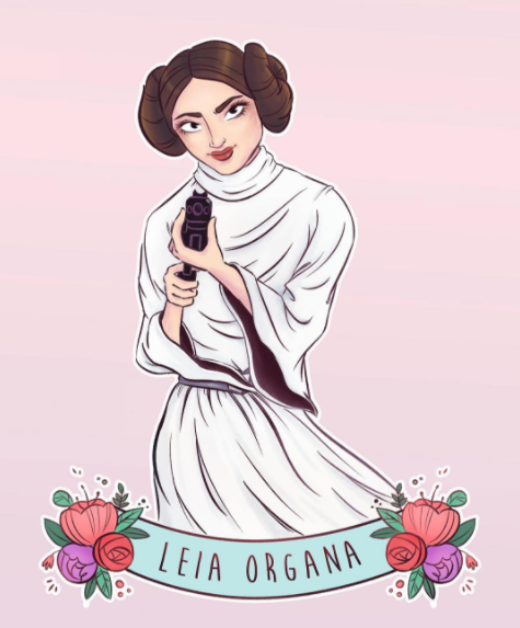 Illustration de l'article : Ranking the most beautiful illustrations in tribute to Carrie Fisher (Princess Leia)!