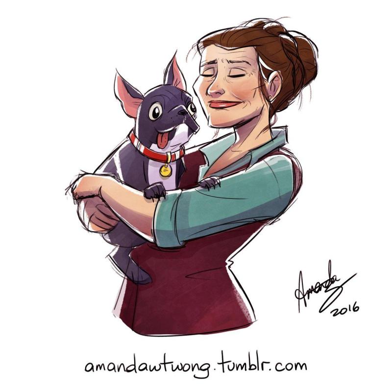 Illustration de l'article : Ranking the most beautiful illustrations in tribute to Carrie Fisher (Princess Leia)!