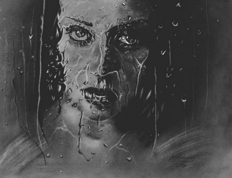 Illustration de l'article : Suffering from a deformity of the arms, Mariusz does amazingly realistic portraits!