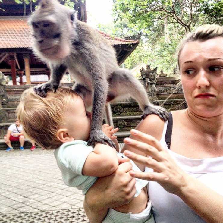 Illustration de l'article : She left to tour the world with her little 10-week old girl on her back... Some beautiful shots!