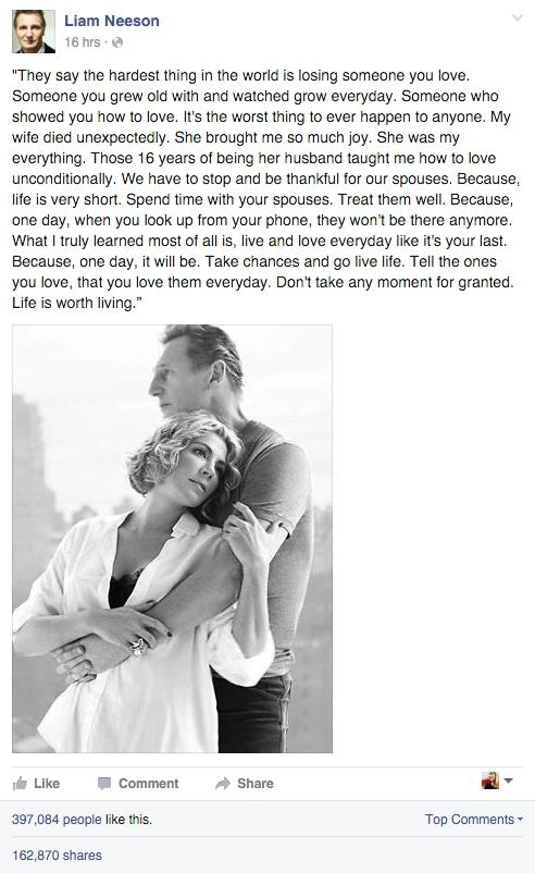 Illustration de l'article : 6 years after his wife dies, he published this strong message on Facebook... A touching tribute!