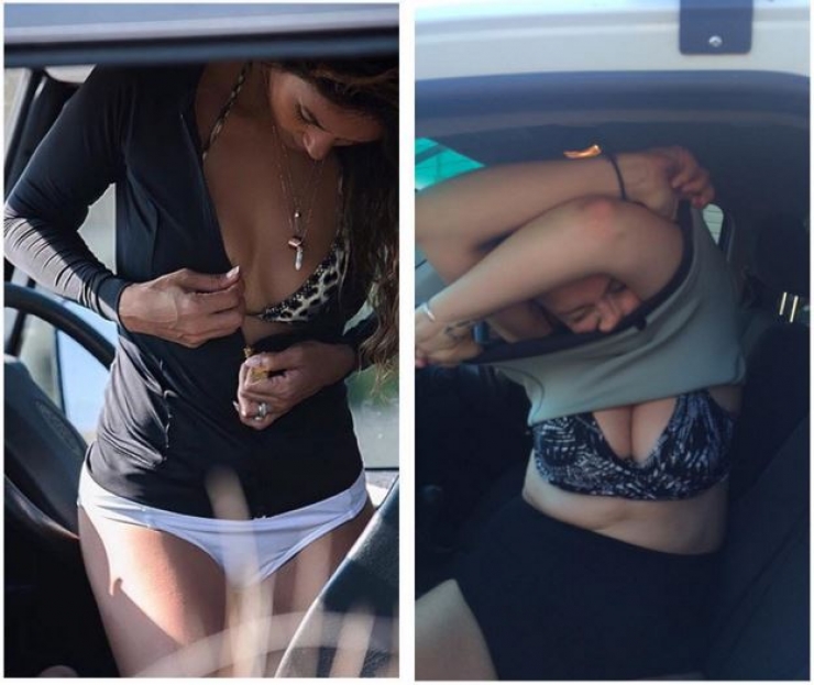 Illustration de l'article : She mocks Instagram celebrities by recreating their photos to show that they are only staged...