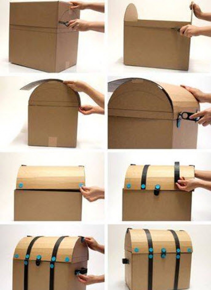 Illustration de l'article : Here are 15 ideas for kids' toys to make with some cardboard boxes... Some genius ideas!