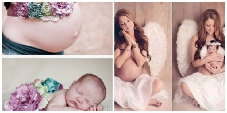 Illustration de l'article : To announce the baby’s arrival, these 10 families created very touching photos...