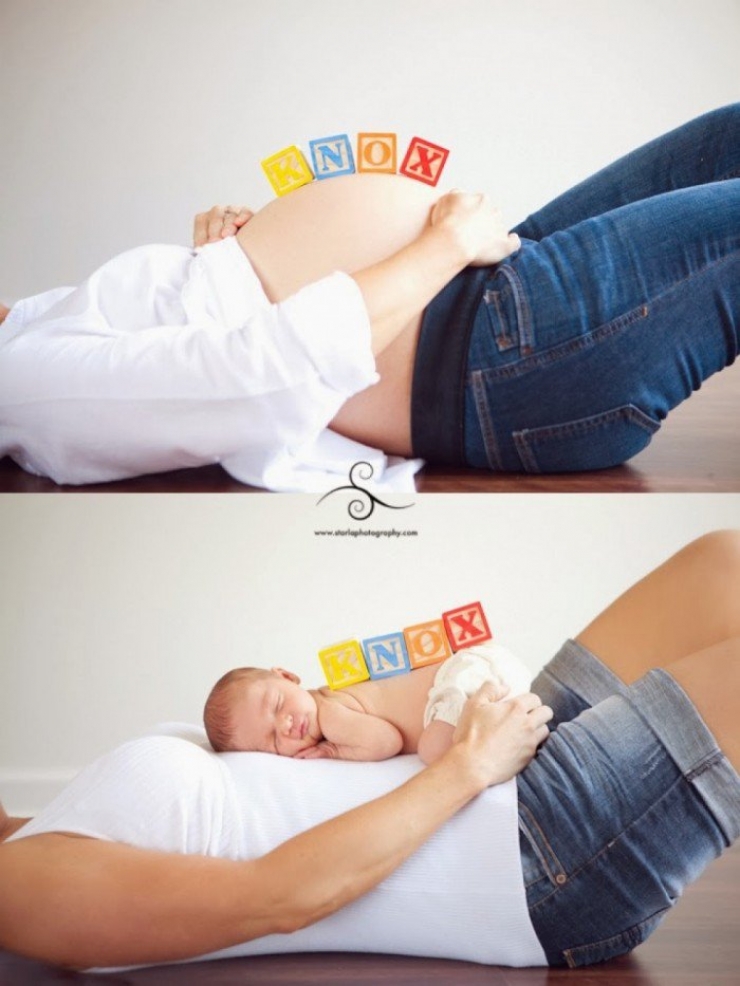 Illustration de l'article : To announce the baby’s arrival, these 10 families created very touching photos...