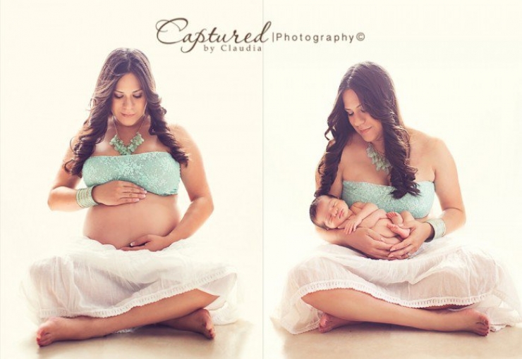 Illustration de l'article : To announce the baby’s arrival, these 10 families created very touching photos...