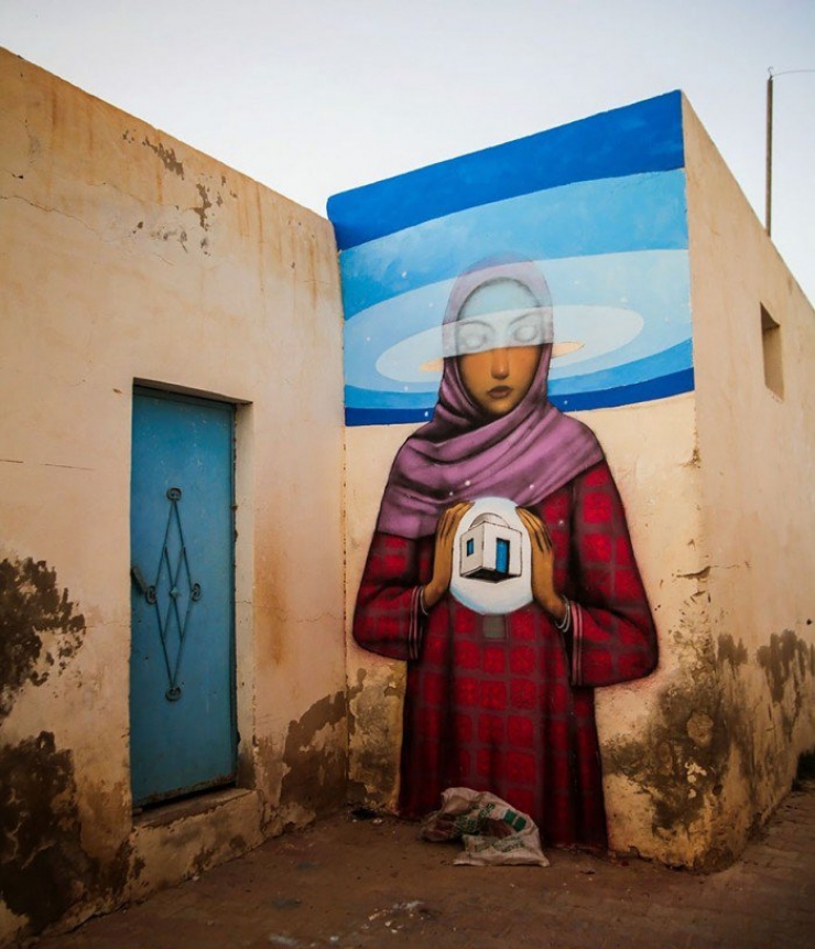 Illustration de l'article : Here's Seth, a French artist who glorifies buildings with a certain class...