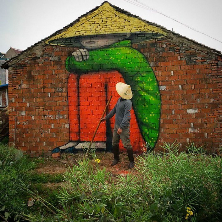 Illustration de l'article : Here's Seth, a French artist who glorifies buildings with a certain class...