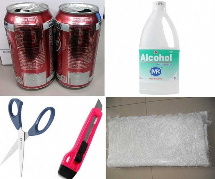 Illustration de l'article : Here's how to make a small stove for your travels, with an empty can.