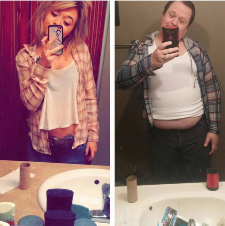 Illustration de l'article : He makes fun of the selfies his daughter posts on Facebook by recreating her photos... The results are awesome!