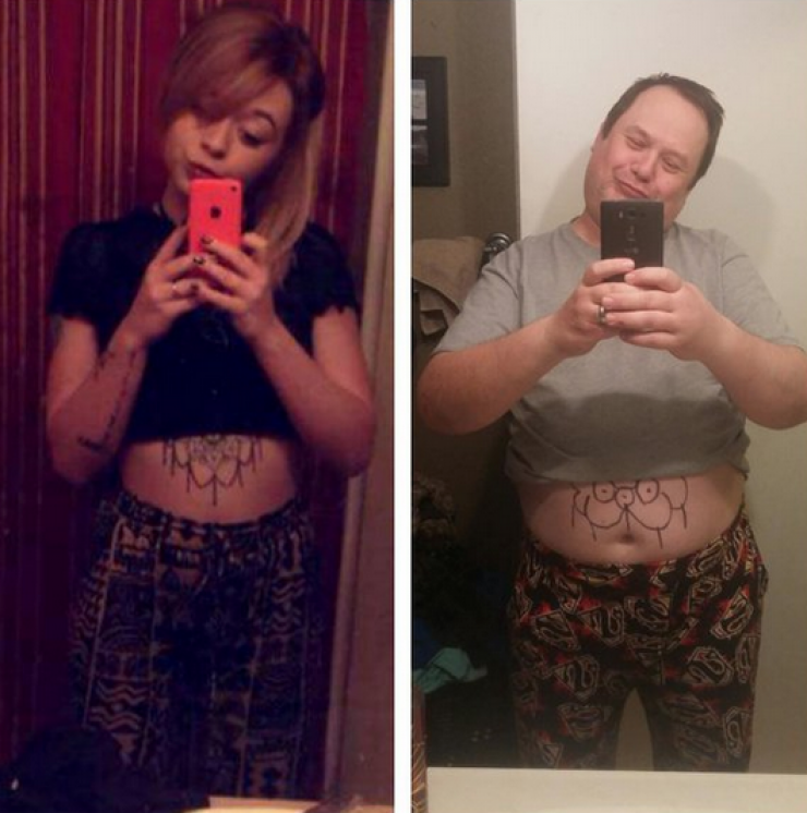 Illustration de l'article : He makes fun of the selfies his daughter posts on Facebook by recreating her photos... The results are awesome!