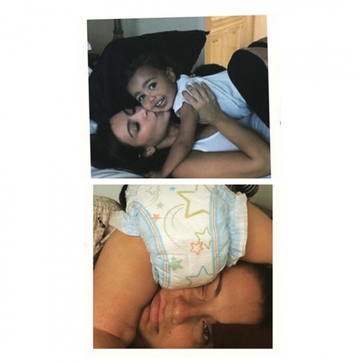 Illustration de l'article : Mom on Instagram vs. Mom in real life: She parodies deceivingly perfect celebrity photos with infectious humor!