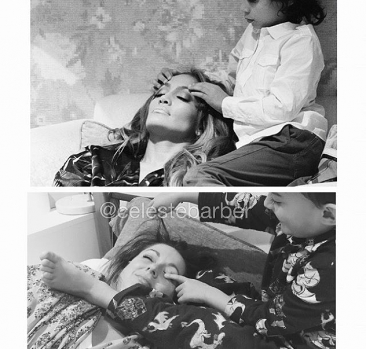 Illustration de l'article : Mom on Instagram vs. Mom in real life: She parodies deceivingly perfect celebrity photos with infectious humor!