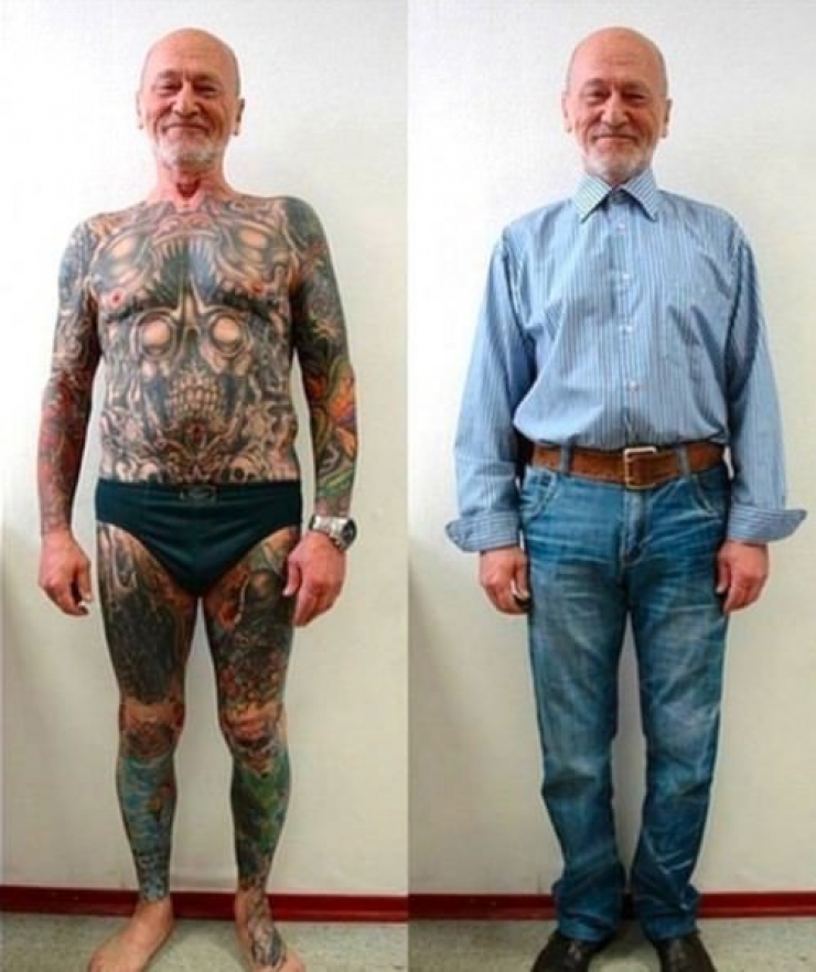 Illustration de l'article : What happens to tattoos when you get older?