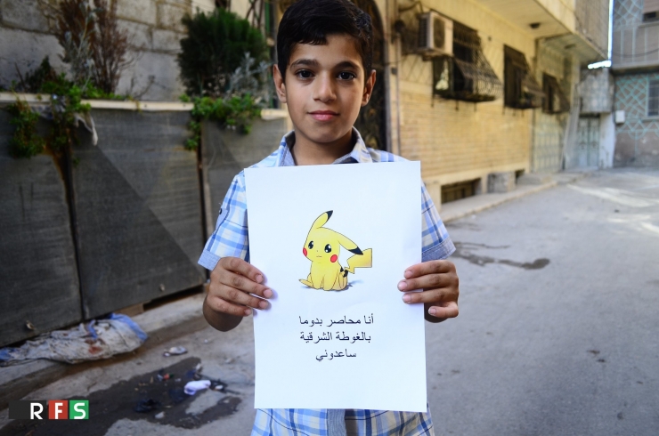 Illustration de l'article : The reaction of Syrian children amidst all the rage of Pokemon Go!