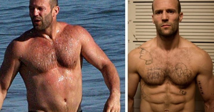 Illustration de l'article : 14 Celebrities: from big bellies to 6-pack abs! What a difference!