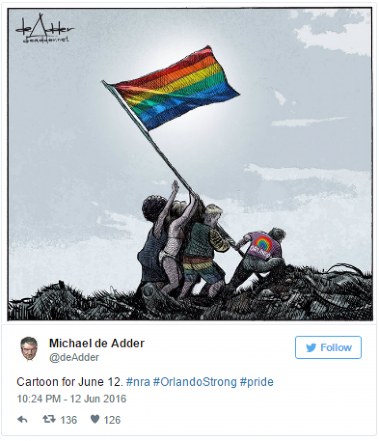 Illustration de l'article : 15 drawings honoring the victims of the attack in Orlando