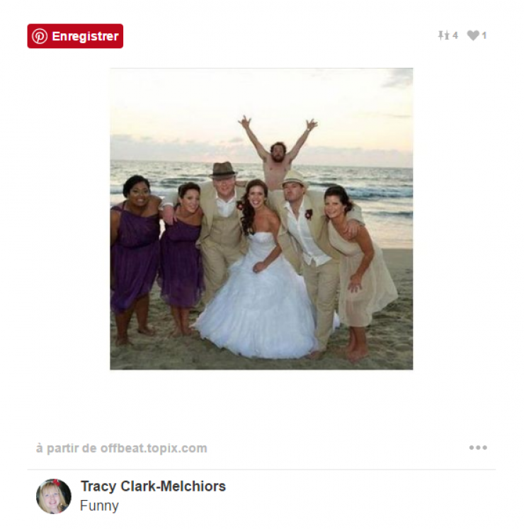 Illustration de l'article : The people who put themselves in your wedding pictures and go too far... 16 hilarious pictures!