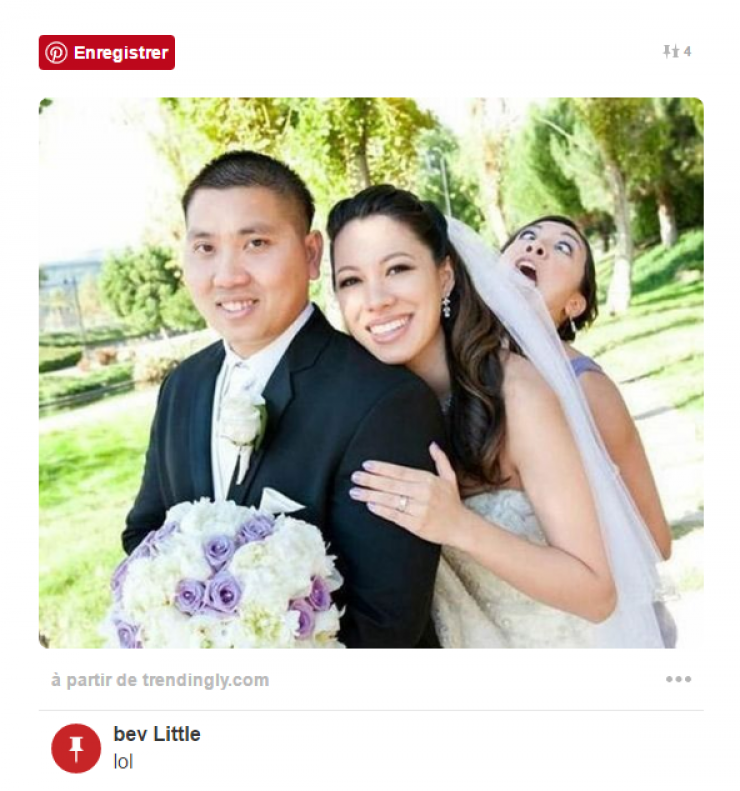 Illustration de l'article : The people who put themselves in your wedding pictures and go too far... 16 hilarious pictures!