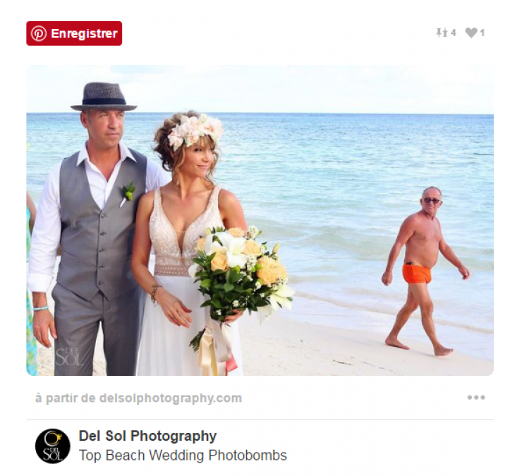 Illustration de l'article : The people who put themselves in your wedding pictures and go too far... 16 hilarious pictures!