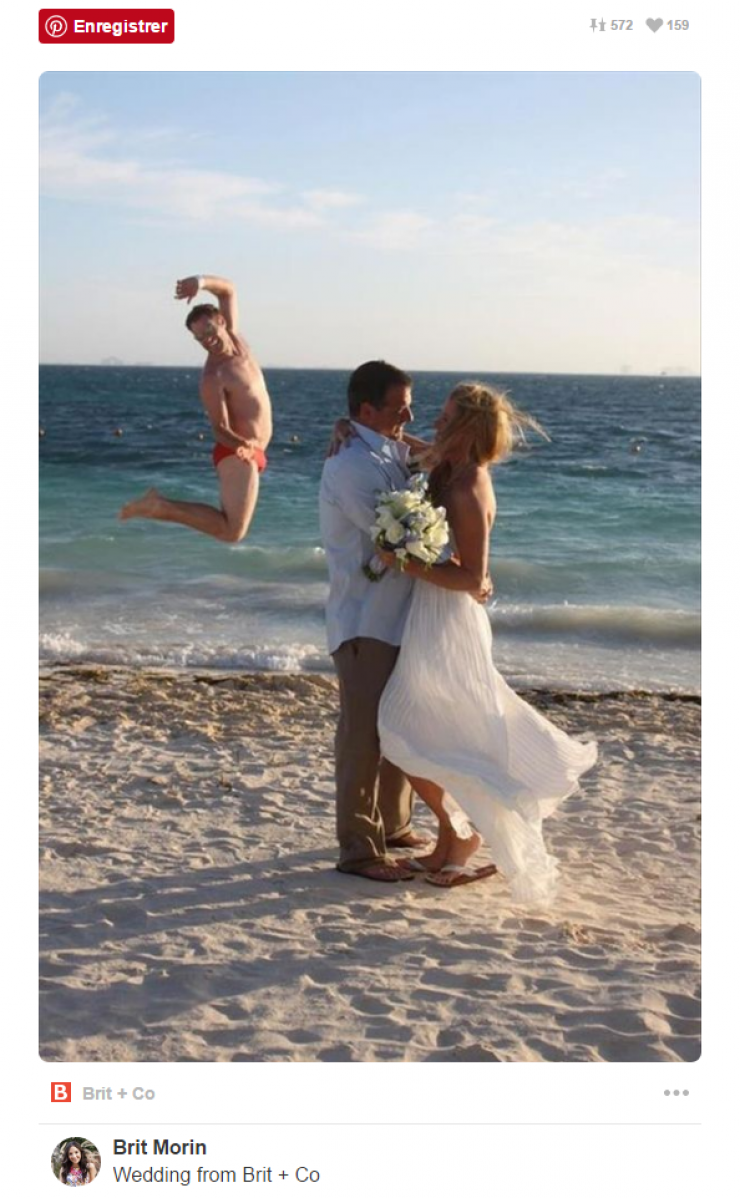 Illustration de l'article : The people who put themselves in your wedding pictures and go too far... 16 hilarious pictures!