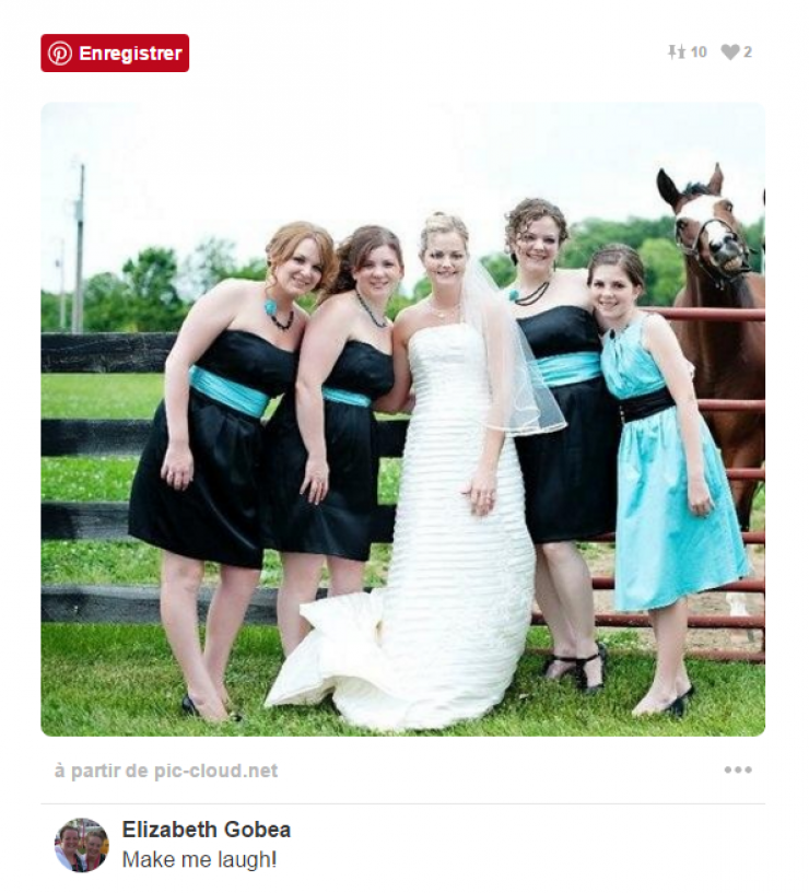 Illustration de l'article : The people who put themselves in your wedding pictures and go too far... 16 hilarious pictures!