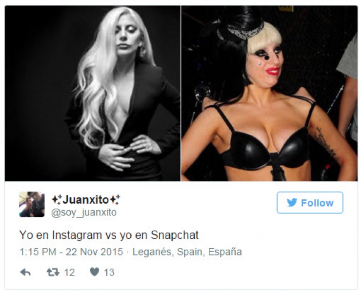 Illustration de l'article : Differences between the photos posted on Instagram and Snapchat!