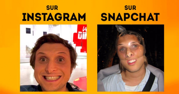 Illustration de l'article : Differences between the photos posted on Instagram and Snapchat!