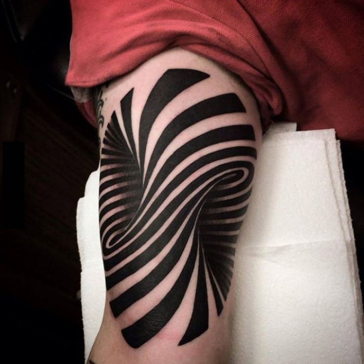 Illustration de l'article : These 25 tattoos of optical illusions may leave you with your mouth wide open!
