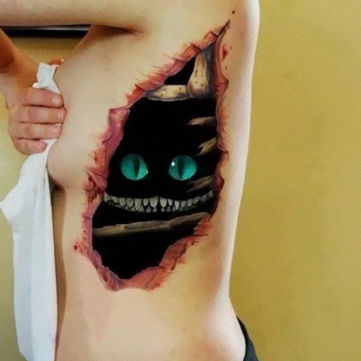 Illustration de l'article : These 25 tattoos of optical illusions may leave you with your mouth wide open!