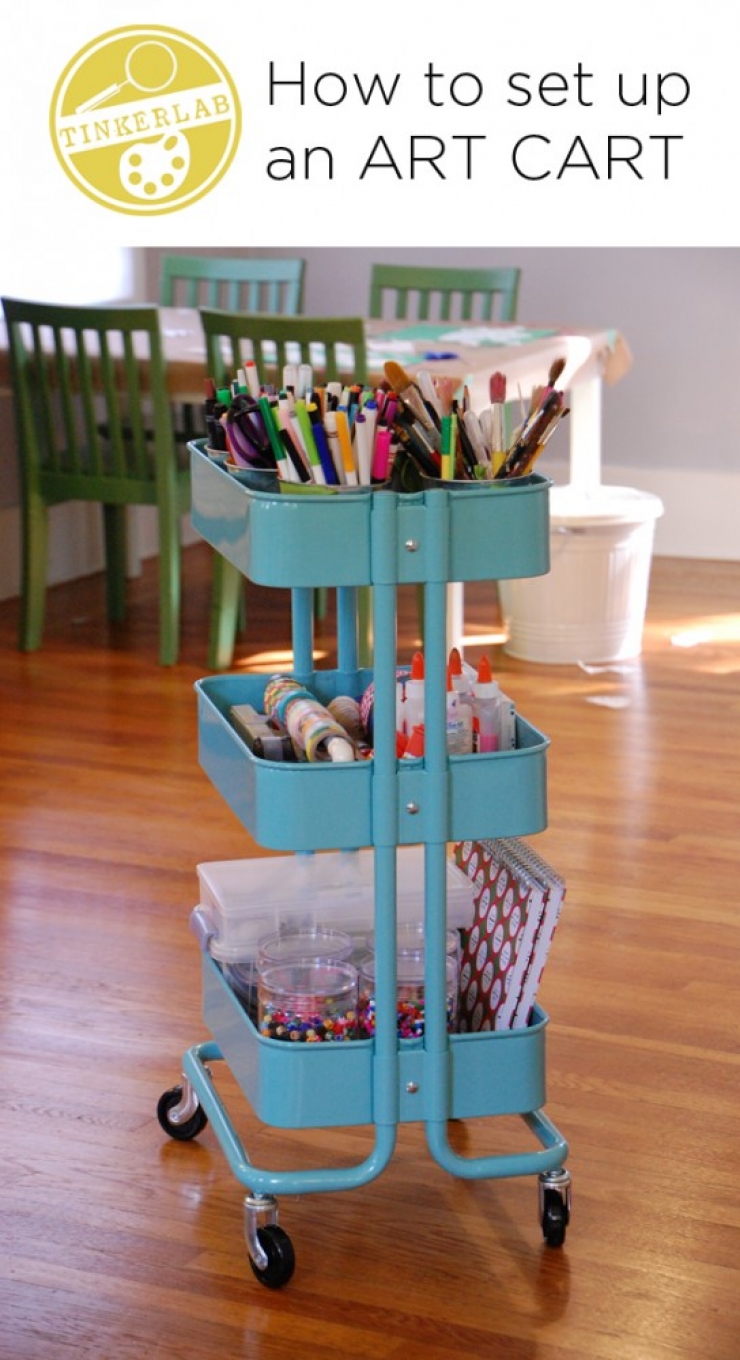 Illustration de l'article : 15 tips for setting up a little crafts area for your kids!