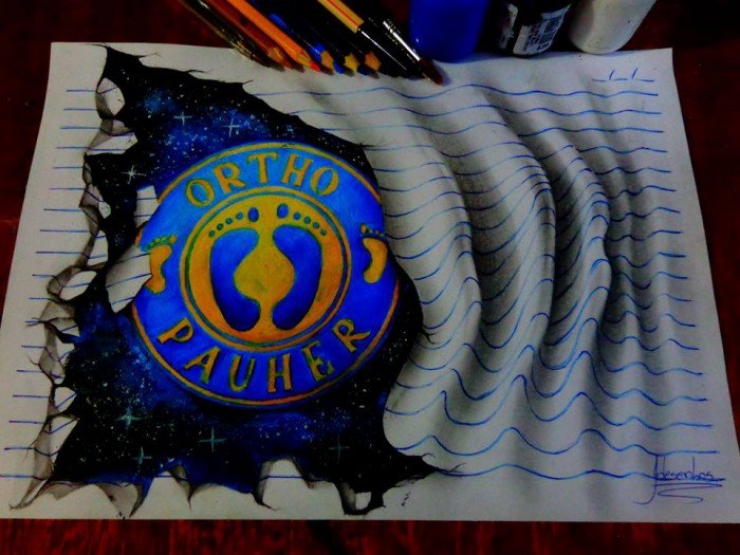 Illustration de l'article : This artist is only 16, yet he masters 3D drawings with impressive ease...