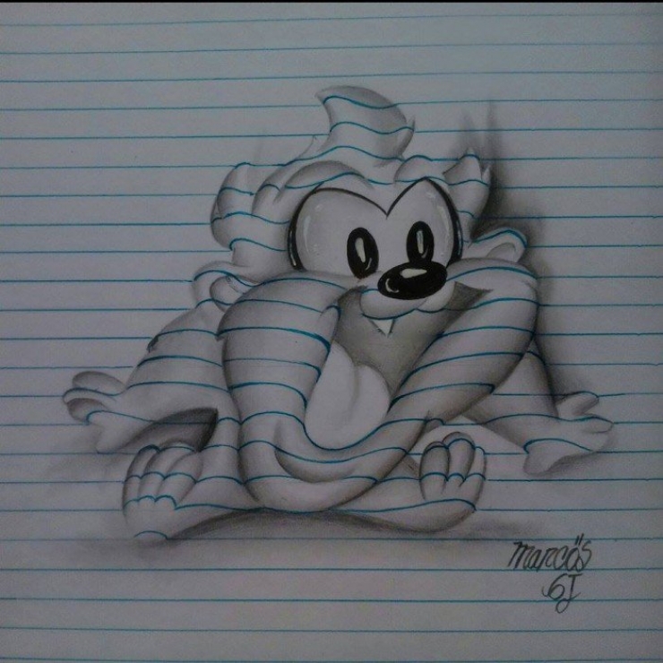 Illustration de l'article : This artist is only 16, yet he masters 3D drawings with impressive ease...