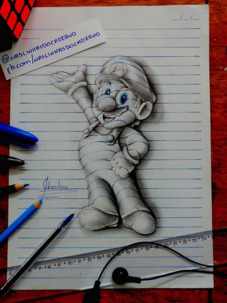 Illustration de l'article : This artist is only 16, yet he masters 3D drawings with impressive ease...
