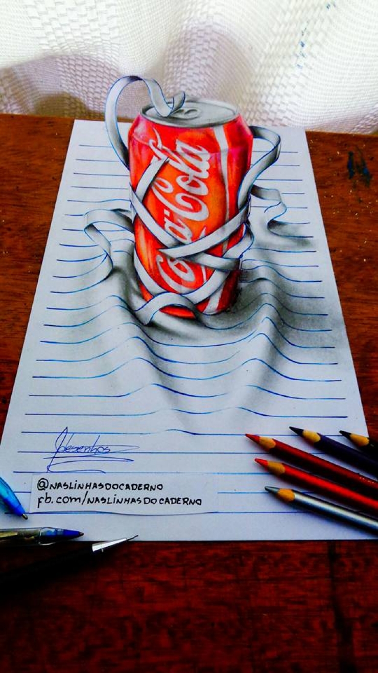 Illustration de l'article : This artist is only 16, yet he masters 3D drawings with impressive ease...