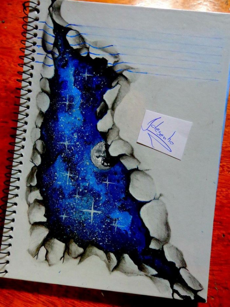 Illustration de l'article : This artist is only 16, yet he masters 3D drawings with impressive ease...