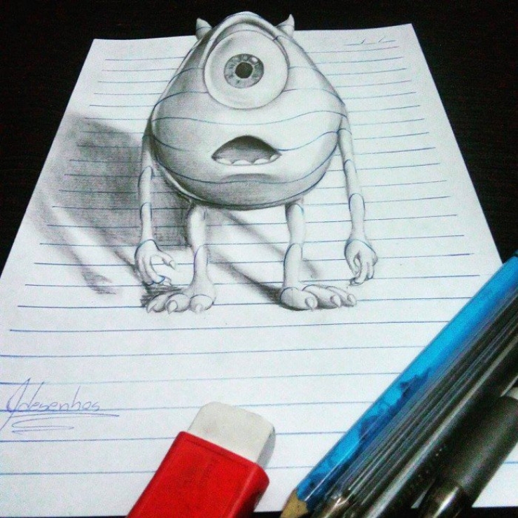 Illustration de l'article : This artist is only 16, yet he masters 3D drawings with impressive ease...