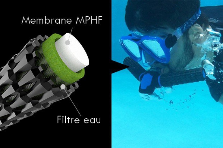 Illustration de l'article : Soon you'll be able to breathe underwater for 45 minutes with this cool invention... We'll tell you all about it: