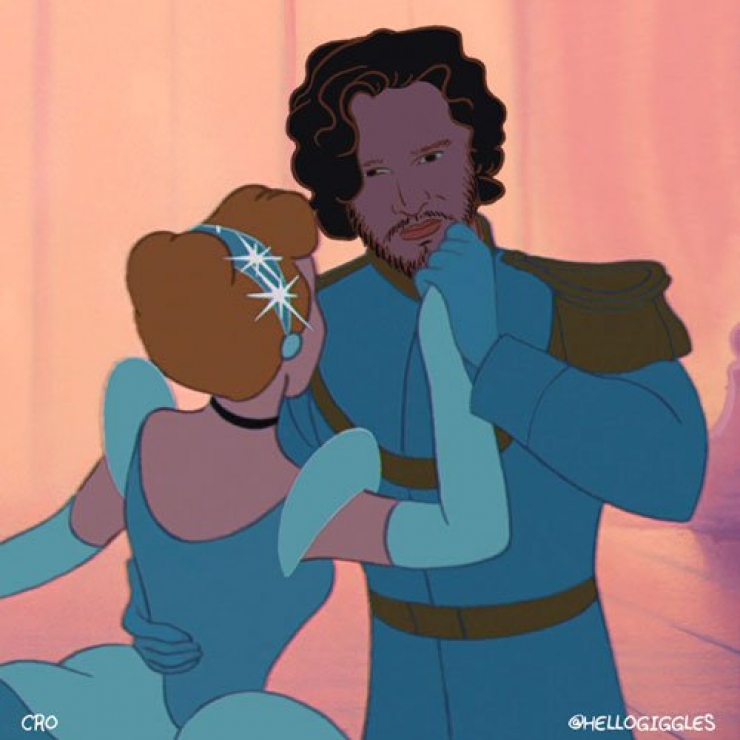 Illustration de l'article : Magic: What if Jon Snow replaced Disney princes...