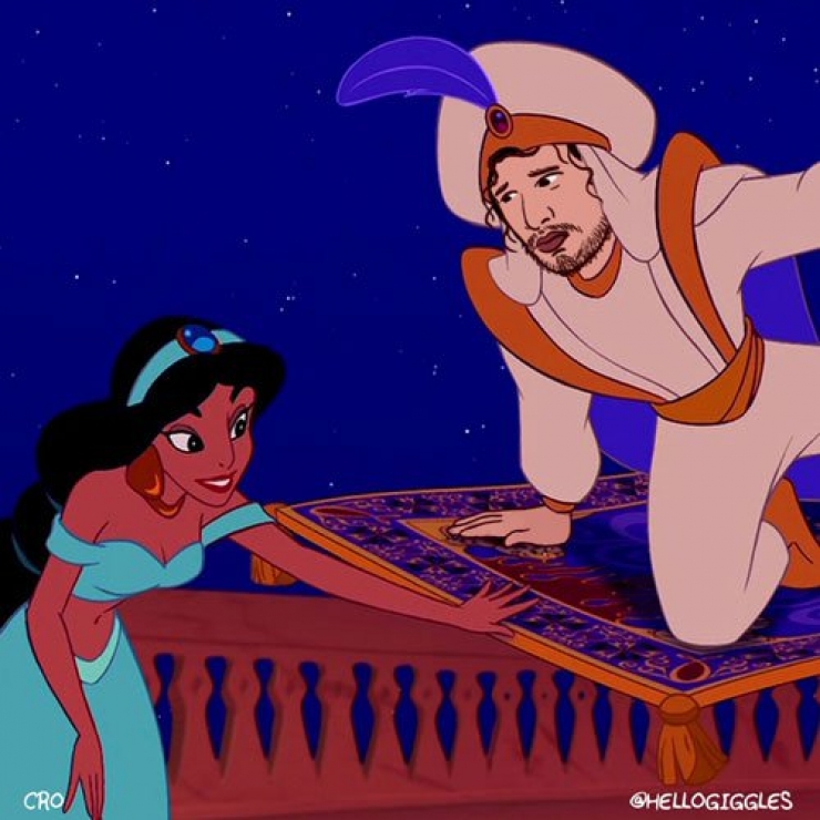 Illustration de l'article : Magic: What if Jon Snow replaced Disney princes...