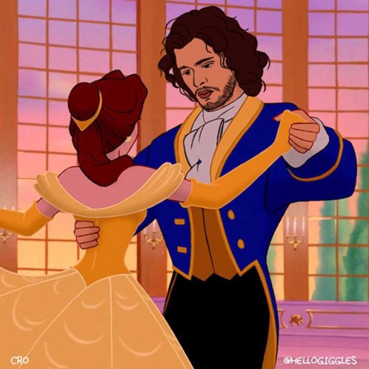 Illustration de l'article : Magic: What if Jon Snow replaced Disney princes...