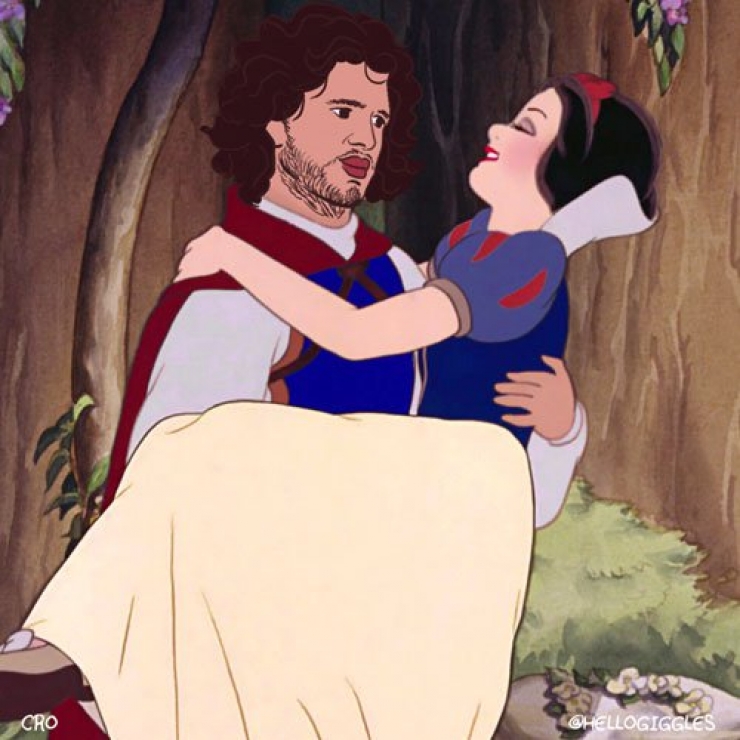 Illustration de l'article : Magic: What if Jon Snow replaced Disney princes...