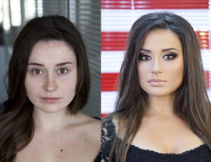 Illustration de l'article : With and without! It's crazy what makeup can do... 17 photos!