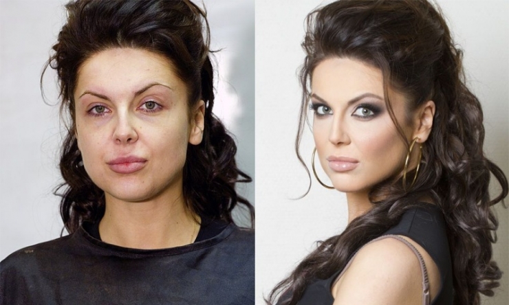 Illustration de l'article : With and without! It's crazy what makeup can do... 17 photos!