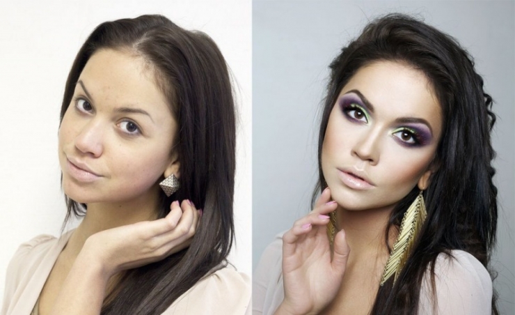 Illustration de l'article : With and without! It's crazy what makeup can do... 17 photos!