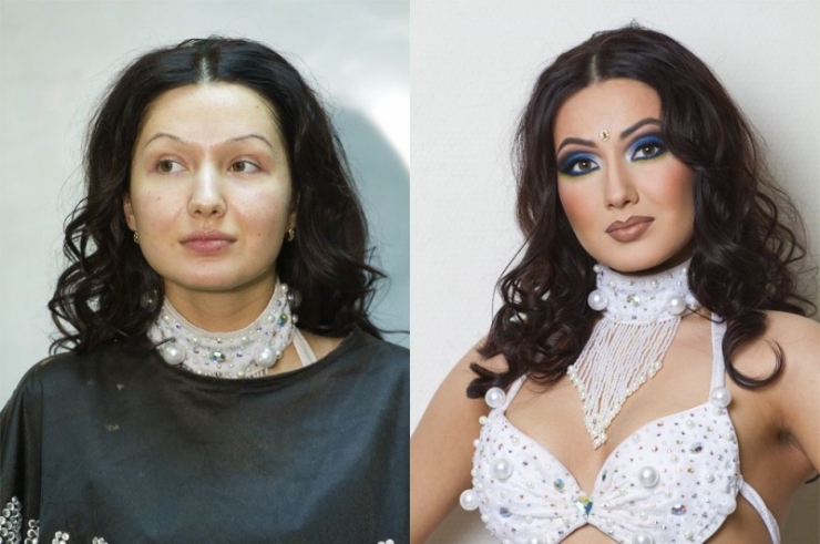 Illustration de l'article : With and without! It's crazy what makeup can do... 17 photos!